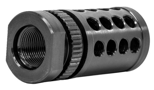 GROVTEC USA INC GrovTec US Inc GTHM318 G-Nite Flash Suppressor Black Nitride Steel with 5/8"-24 tpi Threads for 308 Cal
