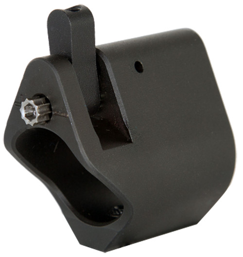 Seekins Precision 0011510067 Select Adjustable Gas Block .875" Steel Black Melonite