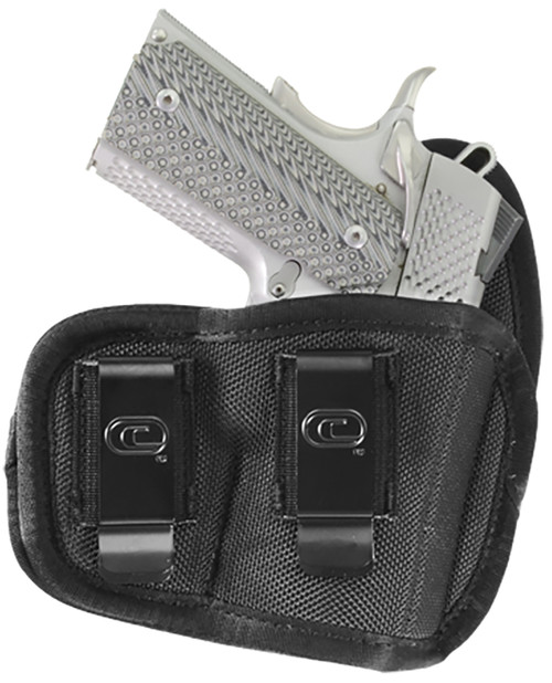 GSM OUTDOORS Crossfire Shooting Gear CRFVIGRSA1M1R The Vigor  IWB Size 01 Black Ballistic Nylon Double Belt Clip Fits Micro Fits 1-1.50" Barrel Right Hand