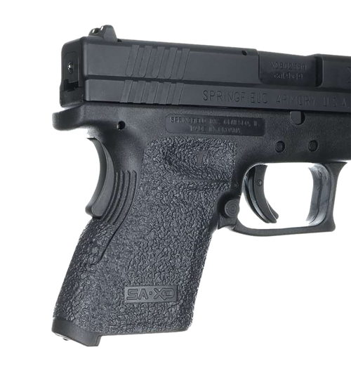 TALON GRIPS INC Talon Grips 203R Adhesive Grip  Textured Black Rubber for Springfield XD Subcompact 9,40