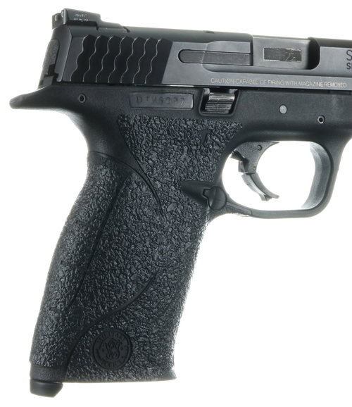 TALON GRIPS INC Talon Grips 703R Adhesive Grip  Textured Black Rubber S&W M&P 22,9,357,40 with Small Backstrap