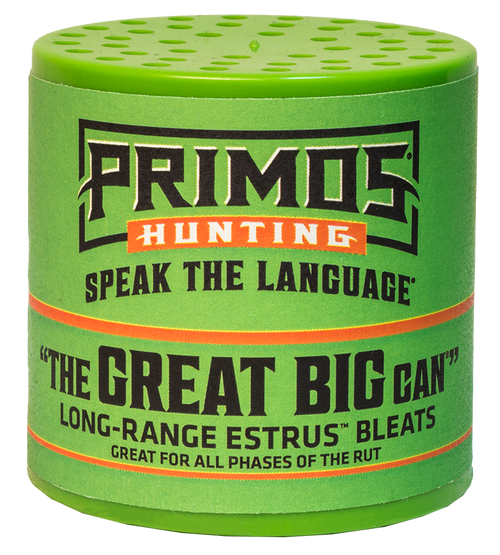 PRIMOS/REVELYST Primos 738 The Great Big Can Doe Bleat Attracts Deer Green Plastic