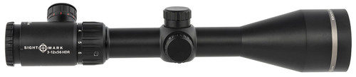 SIGHTMARK/SELLMARK Sightmark SM13080HDR Core HX Black Hardcoat Anodized 3-12x56mm 30mm Tube Illuminated Red HDR Reticle