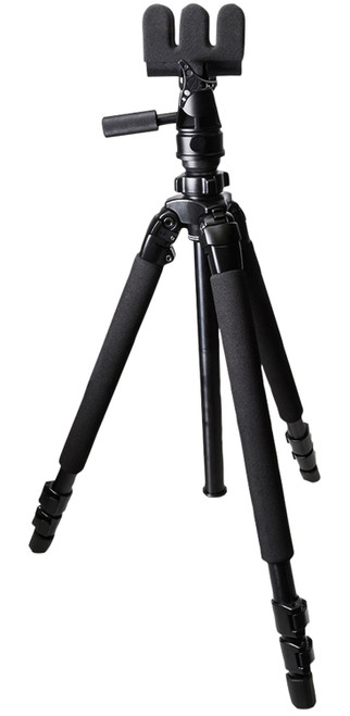 KOPFJAGER/SELLMARK KOPF Jager KJ85001K K700 AMT Tripod made of Aluminum with Black Finish, Pivoting Reaper Grip, 360 Degree Pan & 3-Level Leg Extensions