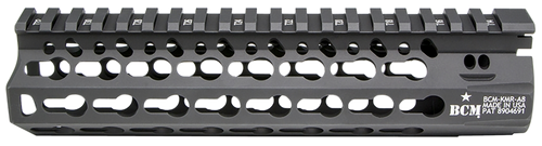BRAVO COMPANY MFG BCM KMRA8556BK KMR Alpha Handguard 8" Keymod Style Made of Aluminum with Black Anodized Finish for AR-15