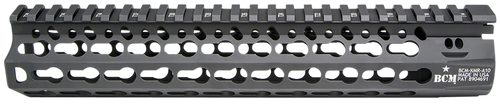 BRAVO COMPANY MFG BCM KMRA10556BK KMR Alpha Handguard 10" Keymod Style Made of Aluminum with Black Anodized Finish for AR-15