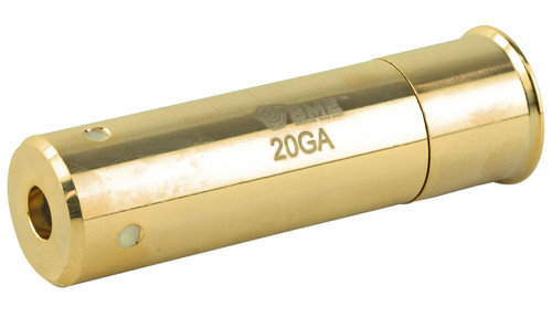 GSM OUTDOORS SME XSIBL20GA Sight-Rite Laser Bore Sighting System 20 Gauge Brass Casing