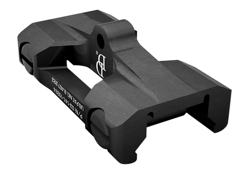 DANIEL DEFENSE INC Daniel Defense 0314110324 Rock and Lock Picatinny Bipod Mount Adapter 1-Piece Black Anodized 6061-T6 Aluminum