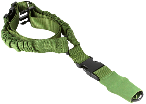 AIM SPORTS INC Aim Sports AOPS01G One Point  Green Elastic Webbing 26" OAL Bungee Rifle