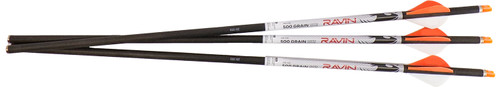 Ravin Crossbows R144 Lighted Arrows  500 Grain 100% Pure Carbon 3 Pack