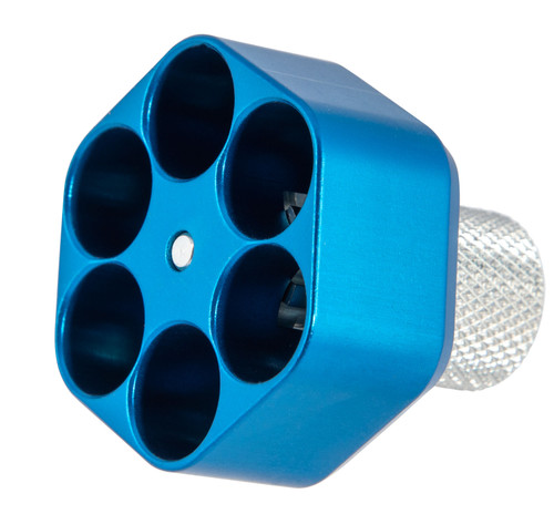 PACHMAYR GUN WORKS INC Pachmayr 02655 Competition Speedloader Made of Aluminum with Blue Finish for S&W N Frame Holds up to 6rds