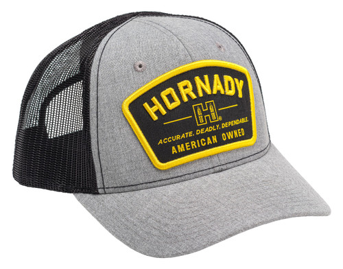 HORNADY MFG CO Hornady 99236 Hornady Cap  Gray/Black Structured