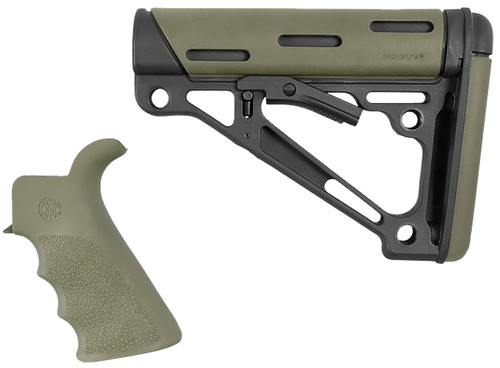 HOGUE COMBAT GRIPS INC Hogue 15256   OD Green Fits AR-15/M16