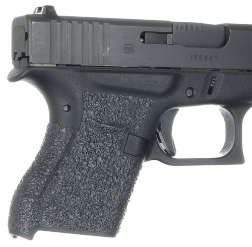 TALON GRIPS INC Talon Grips EV04R Adhesive Grip  Textured Black Rubber, Fits Glock 42/43