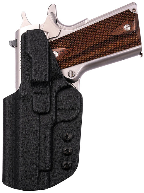 1791 Gunleather TACIWB1911BLKR Tactical Kydex  IWB Black Kydex Belt Clip Fits 1911 Government