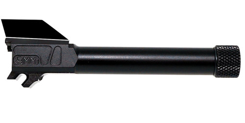 Faxon Firearms 365A910NXNOQ-T Duty Series  9mm Luger Threaded Black Nitride Chrome Moly Vanadium, Fits Sig P365 XL