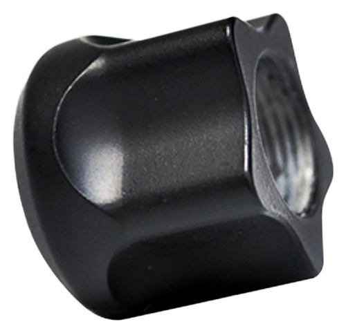 TIMBER CREEK OUTDOOR INC Timber Creek Outdoors 1/228TPBLC Thread Protector  Black Billet Aluminum 1/2"x28