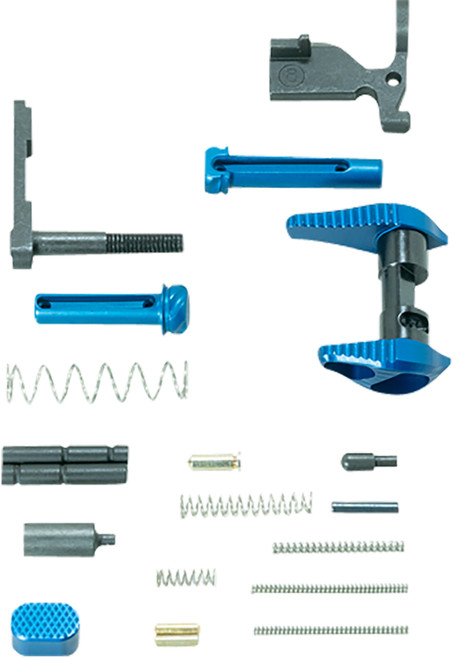 TIMBER CREEK OUTDOOR INC Timber Creek Outdoors ARLPKB Lower Parts Kit  Blue Anodized Aluminum for AR-15