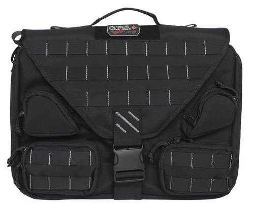 GPS BAG/GOUTDOORS(GSM) GPS Bags T1350BCB Tactical Brief Case Black 1000D Polyester 1 Handgun