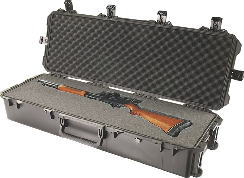 PELICAN STORM CASES Pelican IM3220X0001 Storm Long Case 44" Black HPX Resin 2 gun w/Wheels