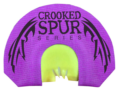 FOXPRO INC Foxpro CSMOUTHVFANG Crooked Spur V-Fang Diaphragm Call Triple Reed Turkey Sounds Attracts Turkeys Purple