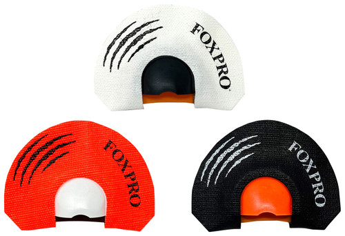 FOXPRO INC Foxpro HOWLERPACK Predator Combo Diaphragm Call Rabbit/Coyote Sounds Attracts Coyotes Black/Red/White 3 Pack