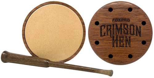 FOXPRO INC Foxpro CRIMSONCER Crimson Ceramic Fullsize Friction Turkey Sounds Cherry Wood