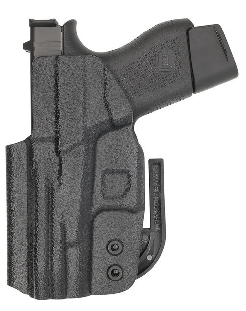 C&G ARMS (HOLSTERS) C&G Holsters 0026100 Covert  IWB Black Kydex Belt Clip Fits Glock 42