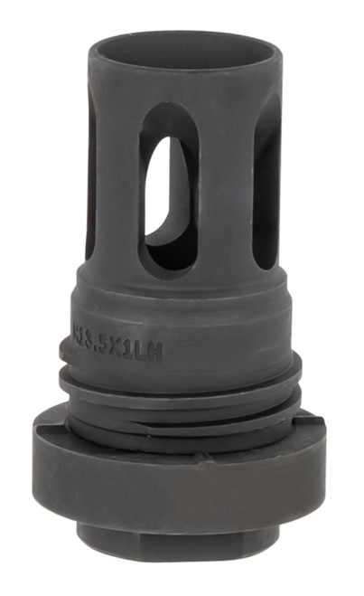 YANKEE HILL MACHINE Yankee Hill 4315M13LA Mini QD Flash Hider Black Phosphate M13.5x 1 LH Threads 2.13" OAL for 5.56x45mm NATO AR-Platform