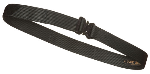 TACSHIELD (MILITARY PROD) Tacshield T30MDBK Tactical Gun Belt Black Webbing 34-38" 1.50" Wide Buckle Closure