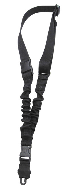 TACSHIELD (MILITARY PROD) Tacshield T6010BK Shock Sling Black Webbing Single-Point Rifle/Shotgun
