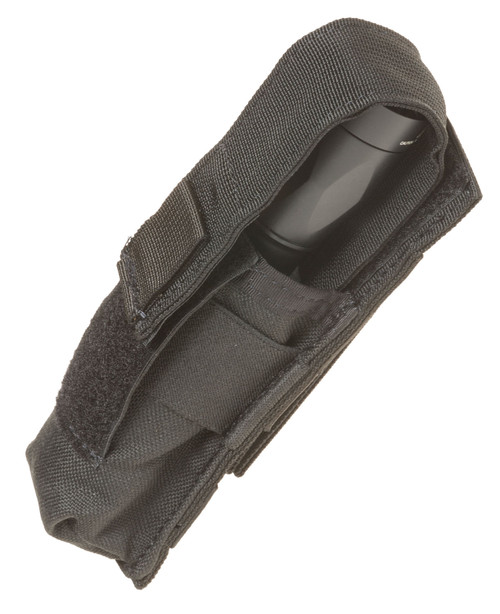 TACSHIELD (MILITARY PROD) Tacshield T4001BK Suppressor/Light Pouch  Cordura 1000D Nylon Black