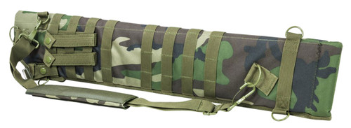 NCSTAR / VISM NcStar CVSCB2917WC VISM Shotgun Scabbard Woodland Camo 600D PVC 29"- 34.75"
