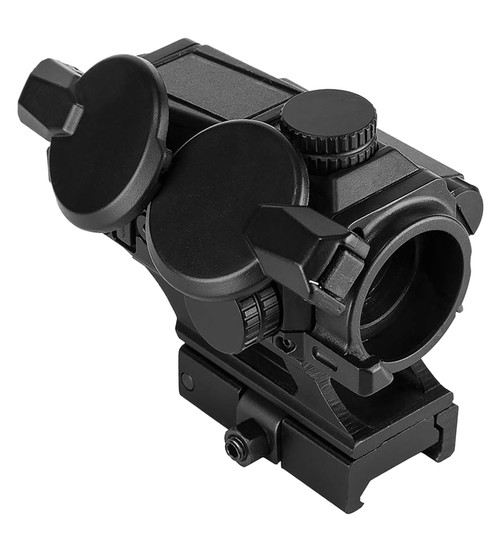 NCSTAR / VISM NcStar VDBSOLC SPD Solar Combat Red Dot Reflex Optic  Black Anodized 1 x 24.5 mm 4 MOA Red Dot