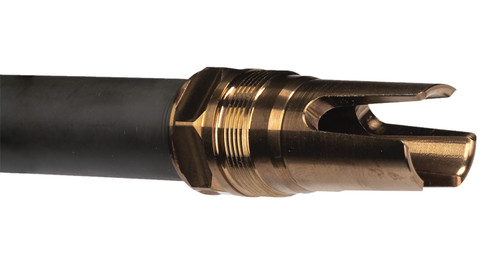 Q LLC ACCFH3/4-24 Flash Hider  7.62 Steel 3/4"x24 Threads 2.13" OAL
