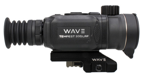 FUSION THERMAL Wave WTS200 Tempest 335 LRF Thermal Black 3.3x35mm Illuminated Multi Reticle 384x288, 12 Microns, 50 Hz Resolution, Digital Zoom 13.2x Rapid/Smooth
