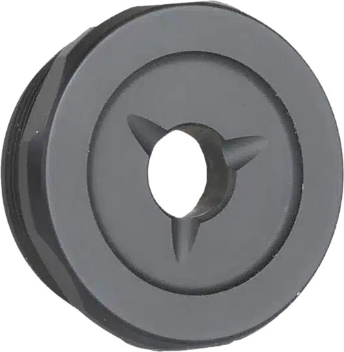Jk Armament JK155LTEC30 LT Flash Reducer End Cap 30Cal Fits Aluminum Hard Anodized Black