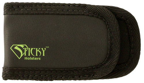 STICKY HOLSTERS INC Sticky Holsters SMP Super Mag Pouch IWB Black/Green Latex Free Rubber Pocket