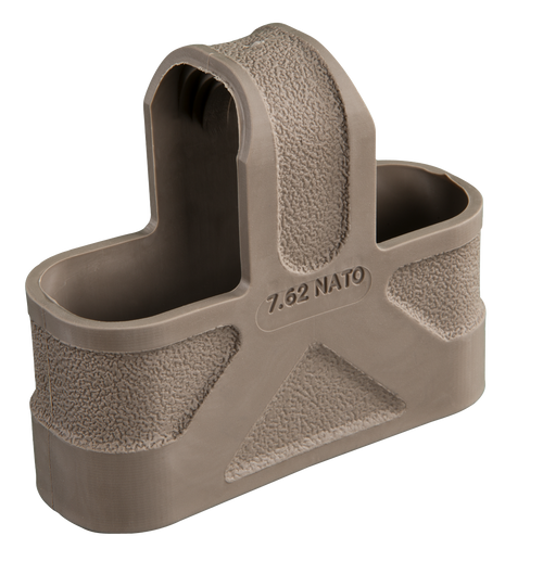 MAGPUL INDUSTRIES CORP Magpul MAG002-FDE Original Magpul  Made of Rubber w/ Flat Dark Earth Finish for 7.62x51mm NATO Mags/ 3 Per Pack