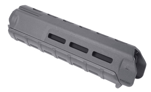 MAGPUL INDUSTRIES CORP Magpul MAG426-GRY MOE Handguard Midlength M-LOK Polymer Gray Textured for AR-15 M4