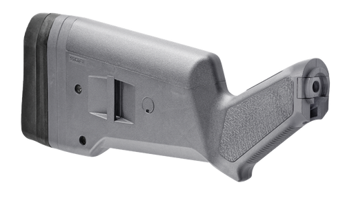 MAGPUL INDUSTRIES CORP Magpul MAG490-GRY SGA Shotgun Stock Fixed Stealth Gray Synthetic for Mossberg 500, 590, 590A1 12 GA