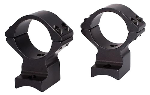TALLEY MANUFACTURING INC Talley 94X725 Scope Mount/Ring Combo  Extended Black Anodized 1" Tube Savage Round Receiver with AccuTrigger (110 Series/A17/A22) Medium Rings
