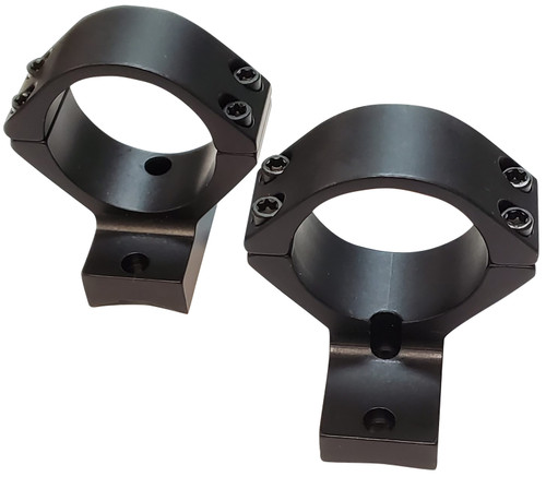 TALLEY MANUFACTURING INC Talley 95X700 Scope Mount/Ring Combo  Extended Black Anodized 1" Tube Springfield Armory Waypoint High Rings