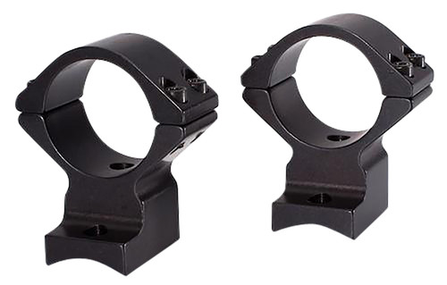 TALLEY MANUFACTURING INC Talley 74X725 Scope Mount/Ring Combo  Extended Black Anodized 30mm Tube Savage Round Receiver with AccuTrigger (110 Series/A17/A22) Medium Rings