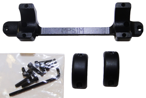 DNZ PRODUCTS LLC DNZ MPS1M Game Reaper-Mossberg Scope Mount/Ring Combo Matte Black 1"