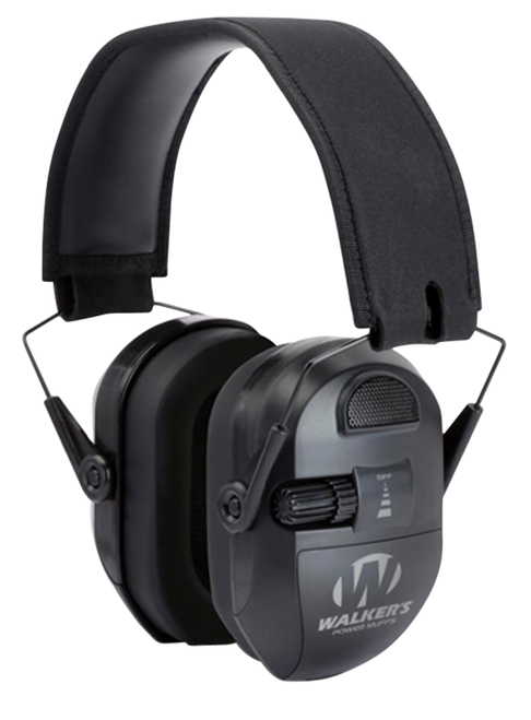 GSM OUTDOORS Walker's GWPXPMB Ultimate Power Muff 26 dB Over the Head Black Polymer