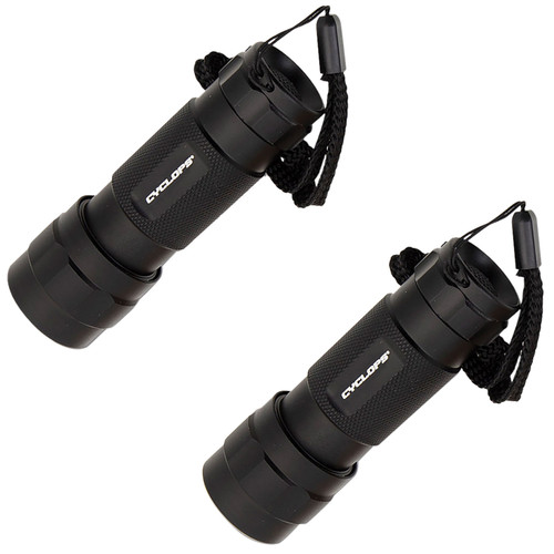 GSM OUTDOORS Cyclops CYCFL142PK 14 LED Flashlight  Black Anodized 80 Lumens White  14 LED