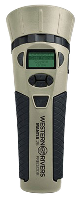 GSM OUTDOORS Western Rivers WRC-GC25-PDT Mantis 25 Electronic Call Multiple Sounds Attracts Predators Brown Plastic
