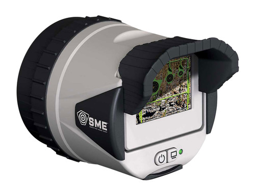 GSM OUTDOORS SME SMESCPCAMT Spot Shot Wi-Fi Spotting Scope Camera w/Screen Black/Beige Android/iPad/iPhone Compatible 2.40" LCD Display