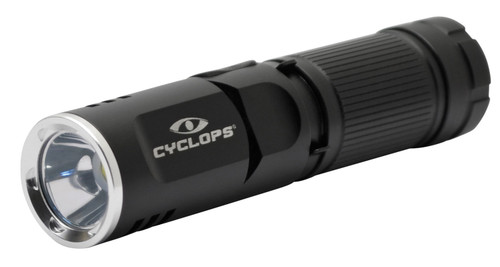 GSM OUTDOORS Cyclops CYCFLX400 FLX400 LED Flashlight  Black Anodized 160/400 Lumens White LED